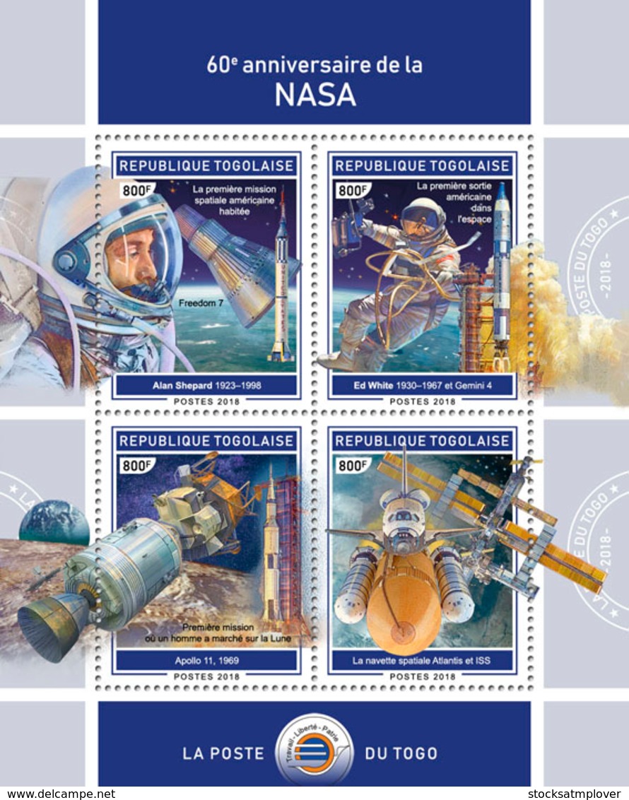 Togo  2018  NASA  Space     S201901 - Togo (1960-...)