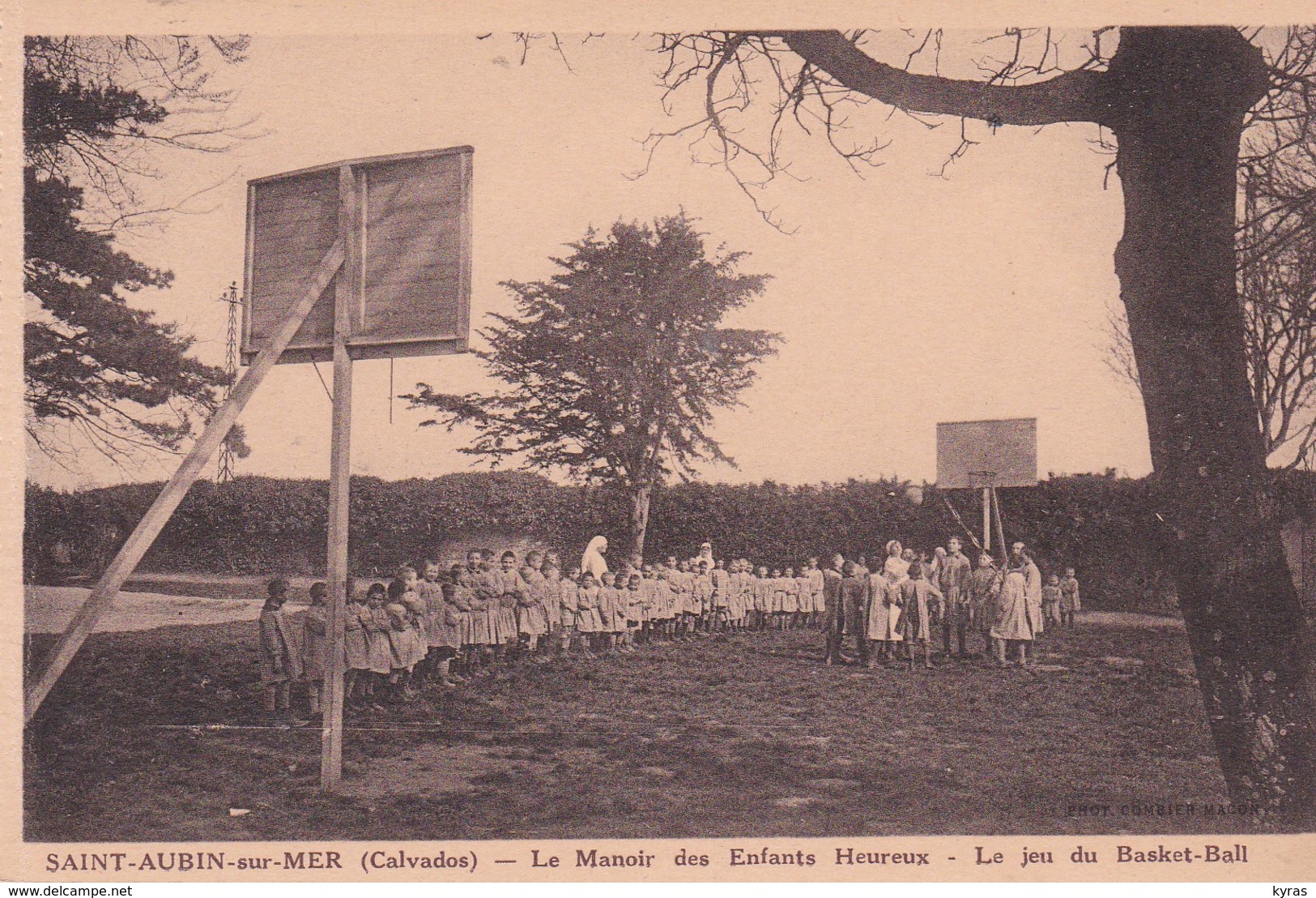 (14) SAINT AUBIN Sur MER . Manoir Des Enfants Heureux . Le Jeu  Du Basket-Ball - Saint Aubin