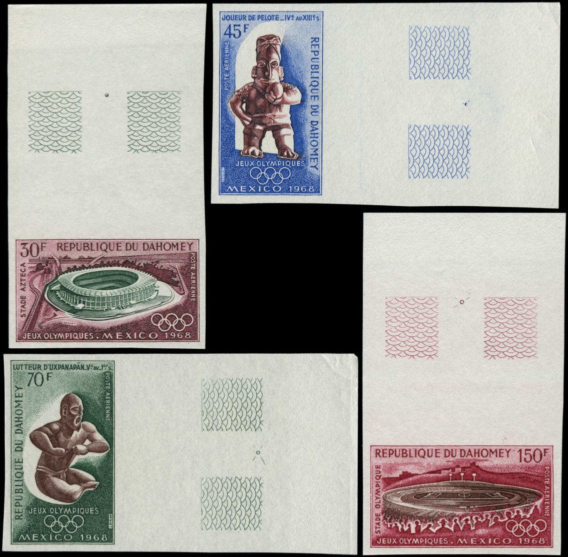 ** DAHOMEY - Poste Aérienne - 89/92, Non Dentelés, Bdf: Jeux Olympiques De Mexico 1968 - Autres & Non Classés