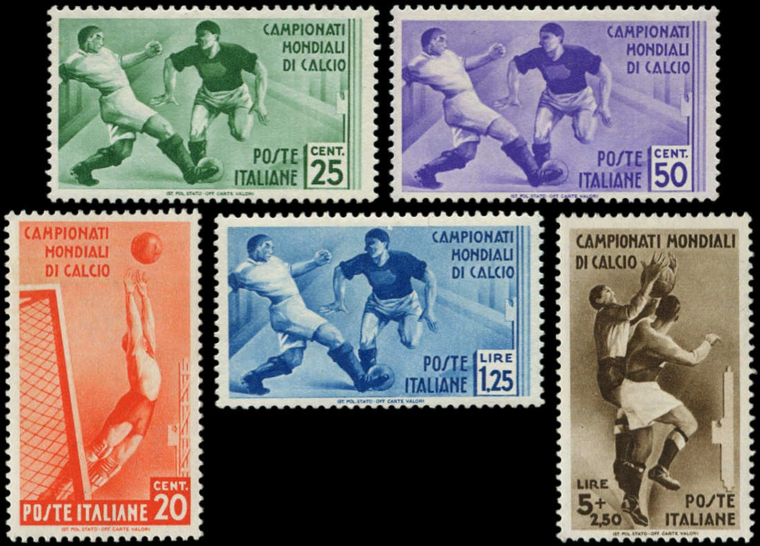 * ITALIE - Poste - 339/43, Football 1934 - Non Classés