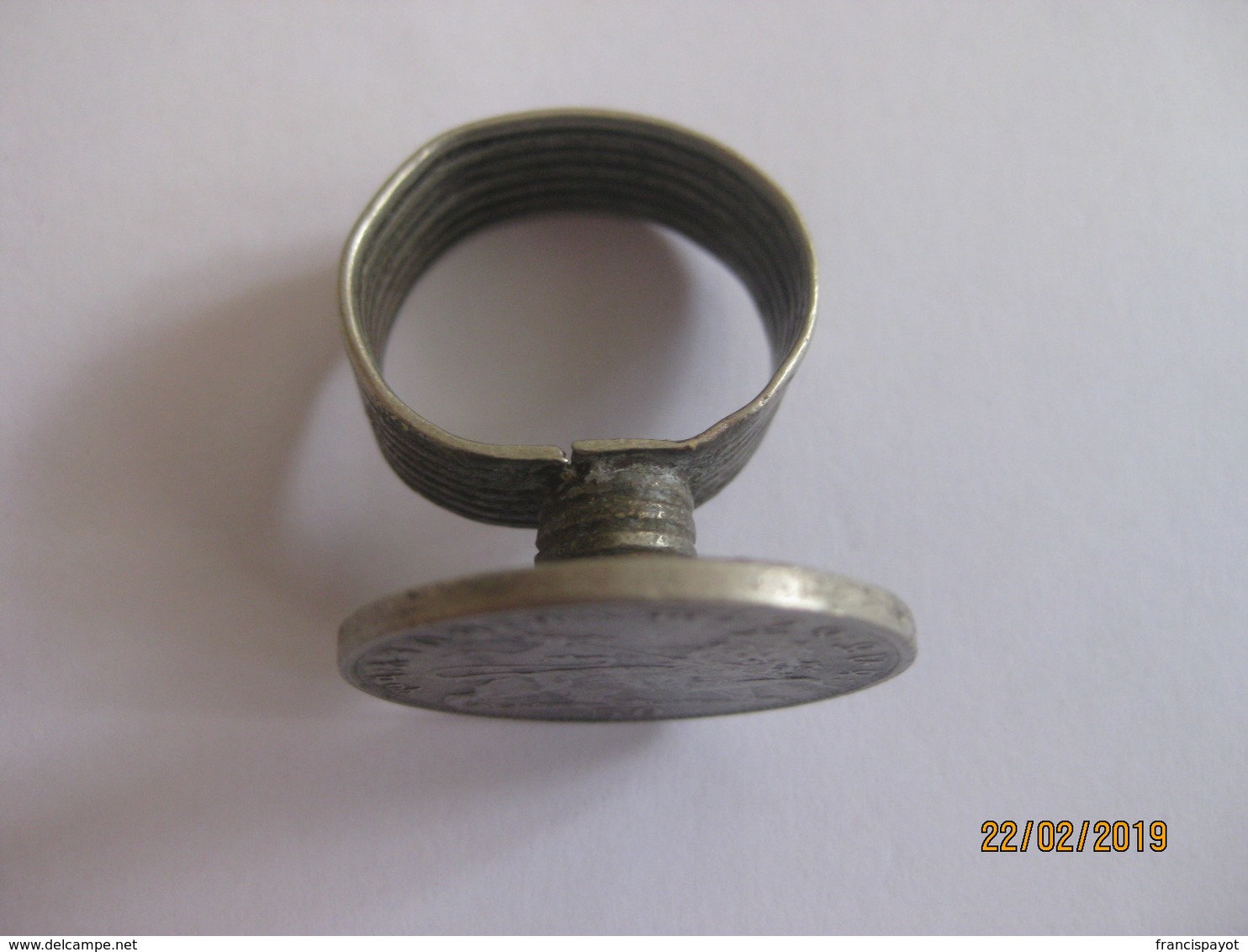 Ethiopia: Ring Made With A 50 Metonya Lion Of Judah - Wello - Bagues