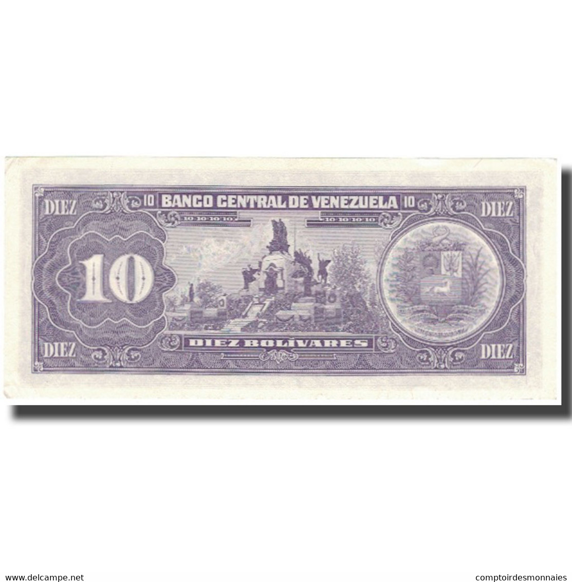 Billet, Venezuela, 10 Bolívares, 1992, 1992-12-08, KM:61c, SPL - Venezuela