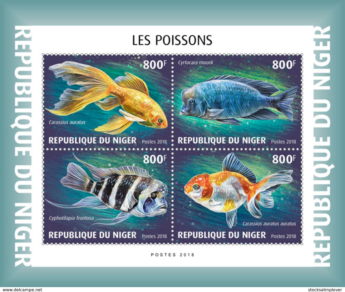Niger 2018  Fishes  Fauna  S201901 - Niger (1960-...)