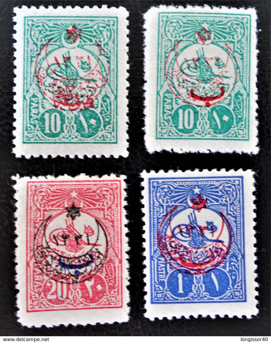 SURCHARGES 1915 - TIMBRES-POSTE 1909/11 - NEUFS * - YT 285/86 + 288 + 290 - Neufs