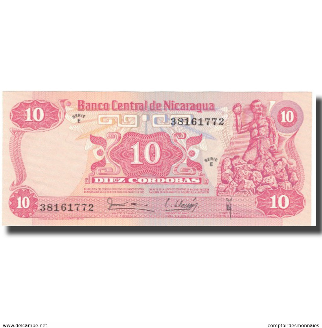 Billet, Nicaragua, 10 Cordobas, D.1979, 1979, KM:134, NEUF - Nicaragua