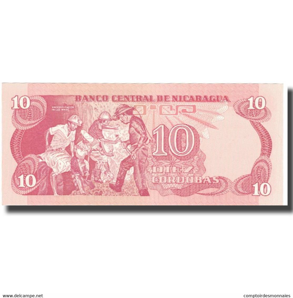 Billet, Nicaragua, 10 Cordobas, D.1979, 1979, KM:134, NEUF - Nicaragua