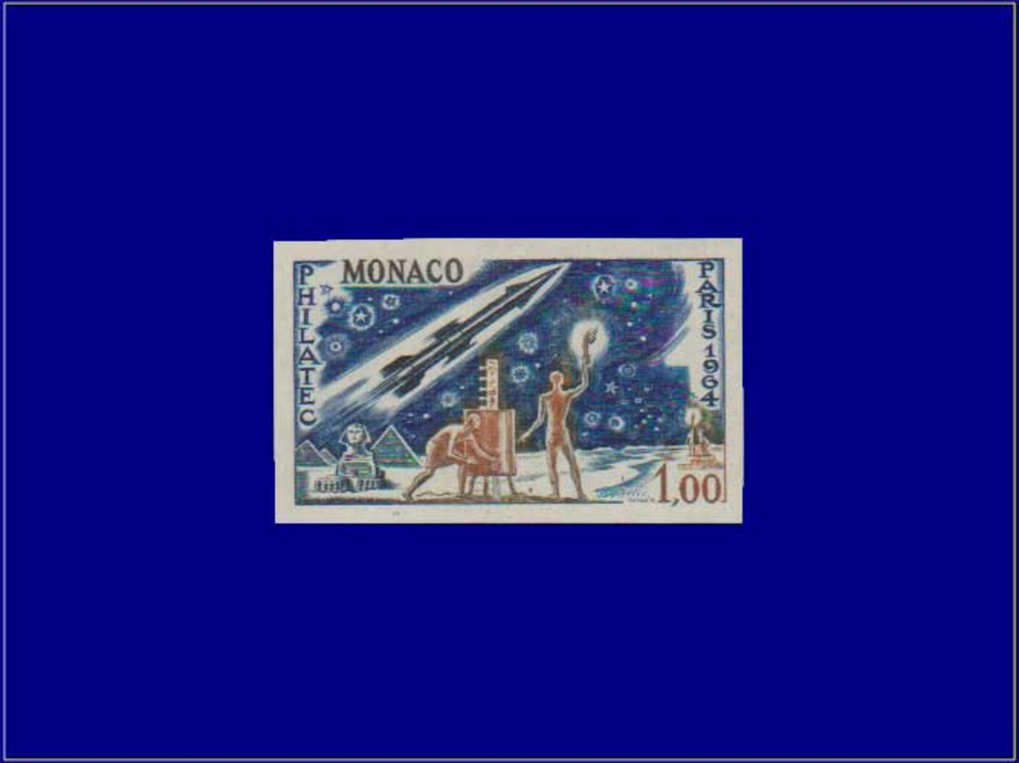 Astronautique - Année: 1964 - MONACO,YV. 636,X,NON DENTELE (CERES = 400):Philatec - Other & Unclassified