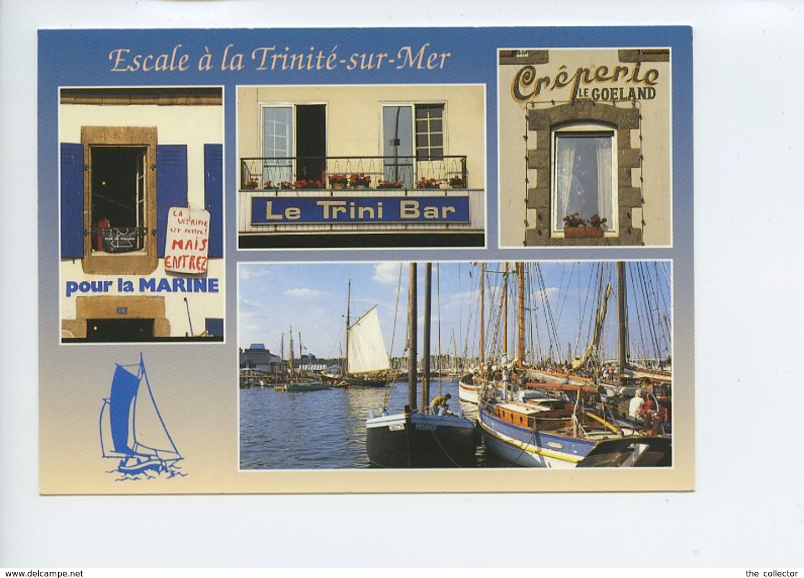 Piece Sur Le Theme De Multivues - La Trinite Sur Mer - Ambiance Du Port - Voyagee En 1976 - La Trinite Sur Mer