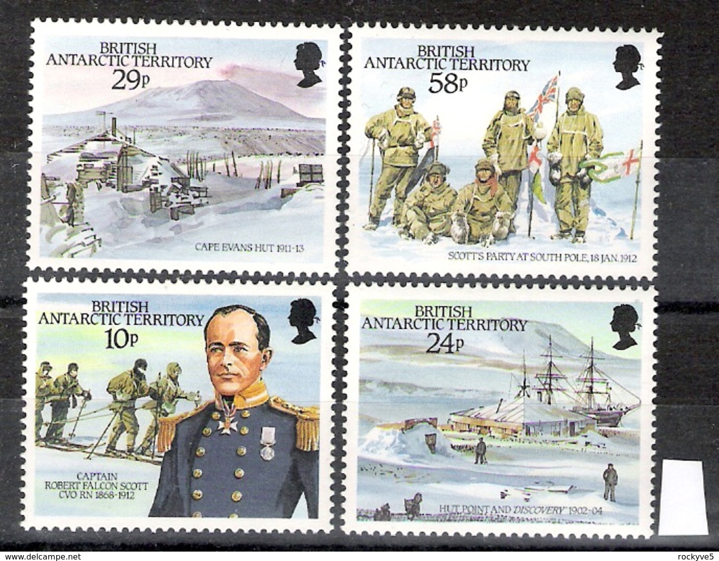 British Antarctic Territory 1987 Captain Scott's Arrival MNH CV £3.95 - Unused Stamps