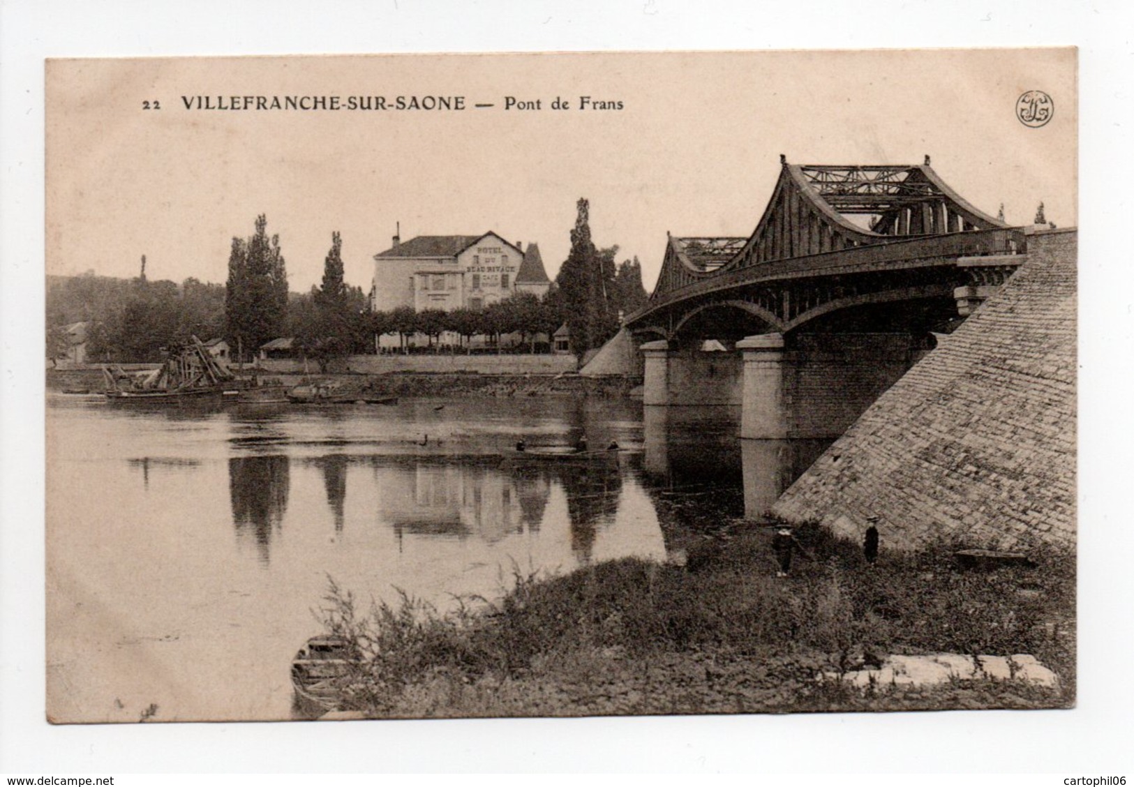 - CPA VILLEFRANCHE-SUR SAONE (69) - Pont De Frans - - Villefranche-sur-Saone