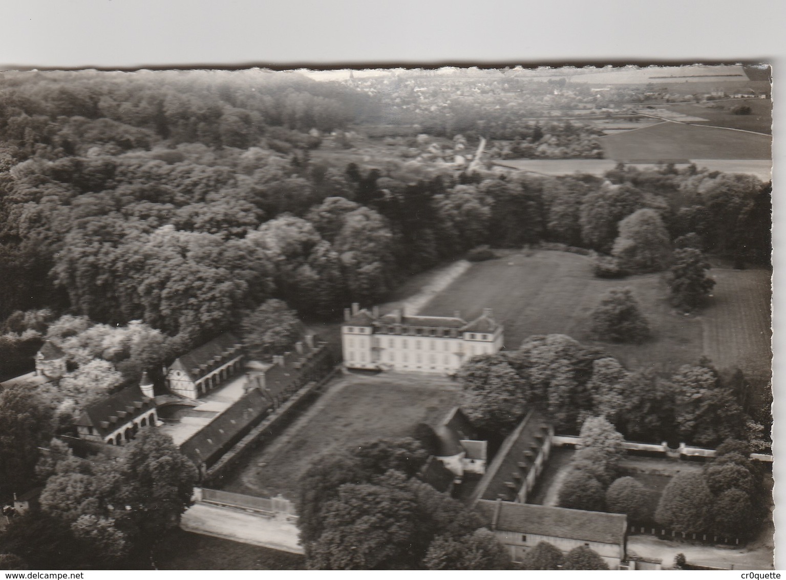 AMBLAINVILLE 60110 - VUE GENERALE AERIENNE - SANDRICOURT Vers 1960 - Autres & Non Classés