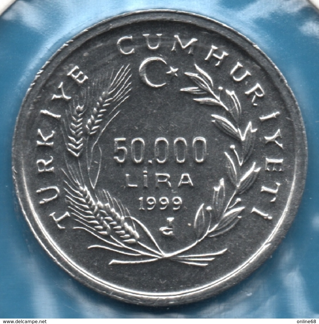 TURKEY 50000 LIRA 1999 FAO KM# 1103 - Turquie