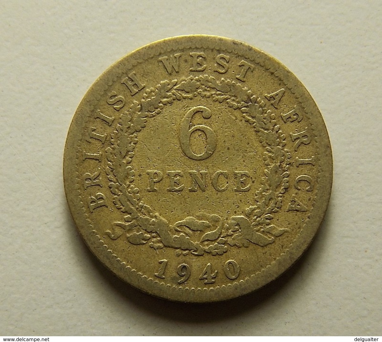 British West Africa 6 Pence 1940 - Otros – Africa