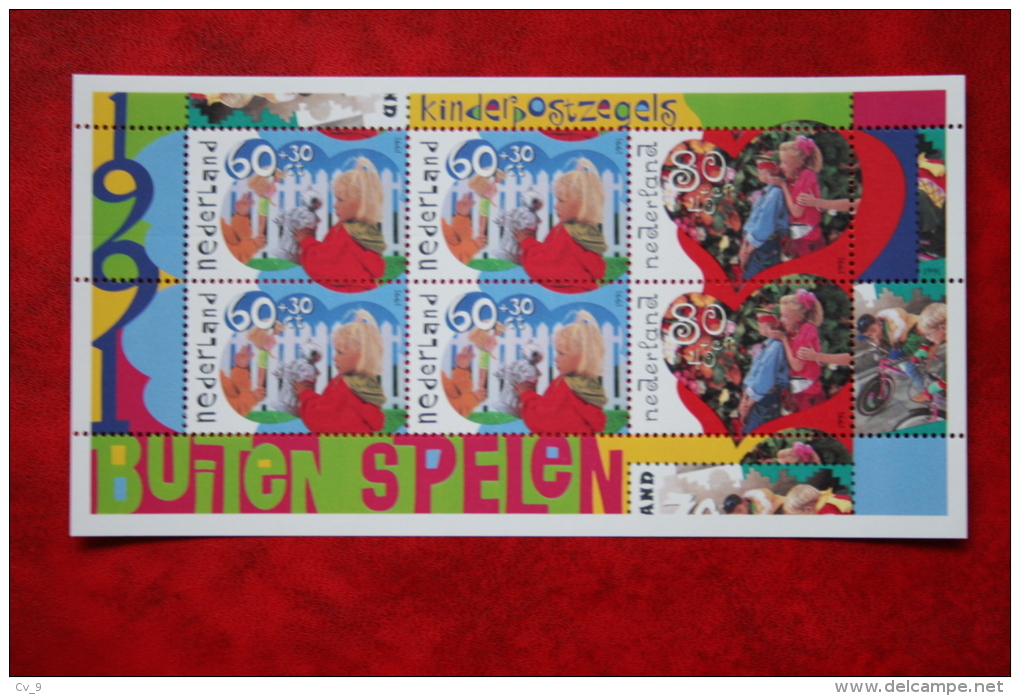 Blok Kinderzegels Kind Child Welfare Enfant NVPH 1486 (Mi Block 35); 1991 POSTFRIS / MNH ** NEDERLAND / NIEDERLANDE - Ungebraucht