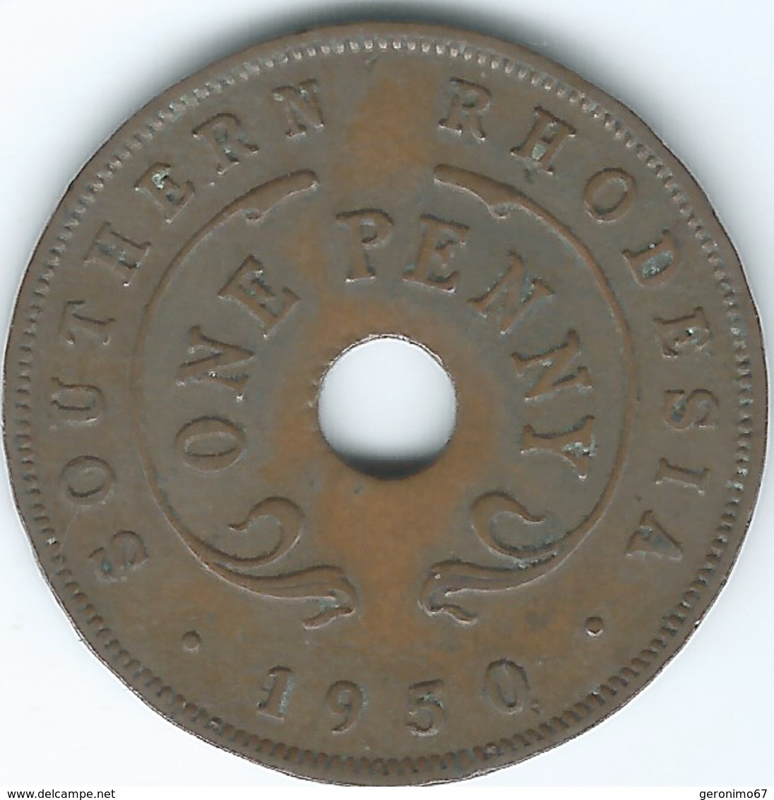Southern Rhodesia - George VI - 1950 - Penny - KM25 - Rhodesië