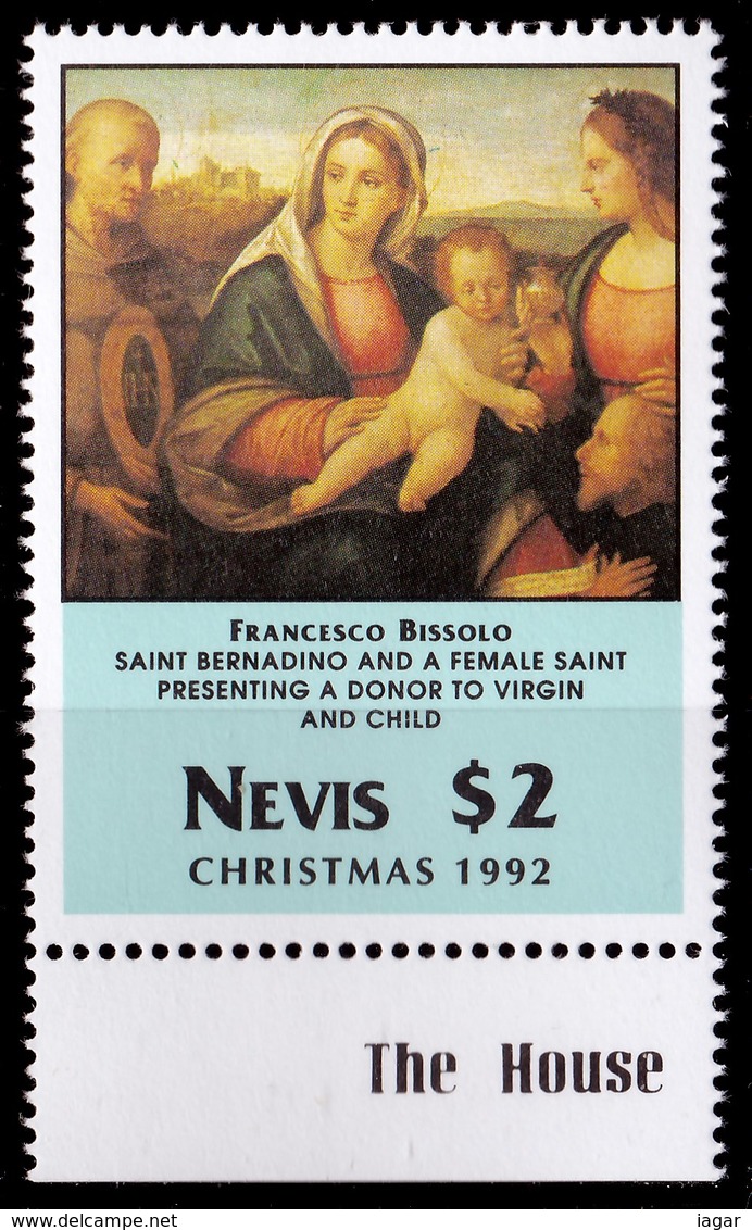 NEVIS 1992 NATALE - St.Kitts E Nevis ( 1983-...)