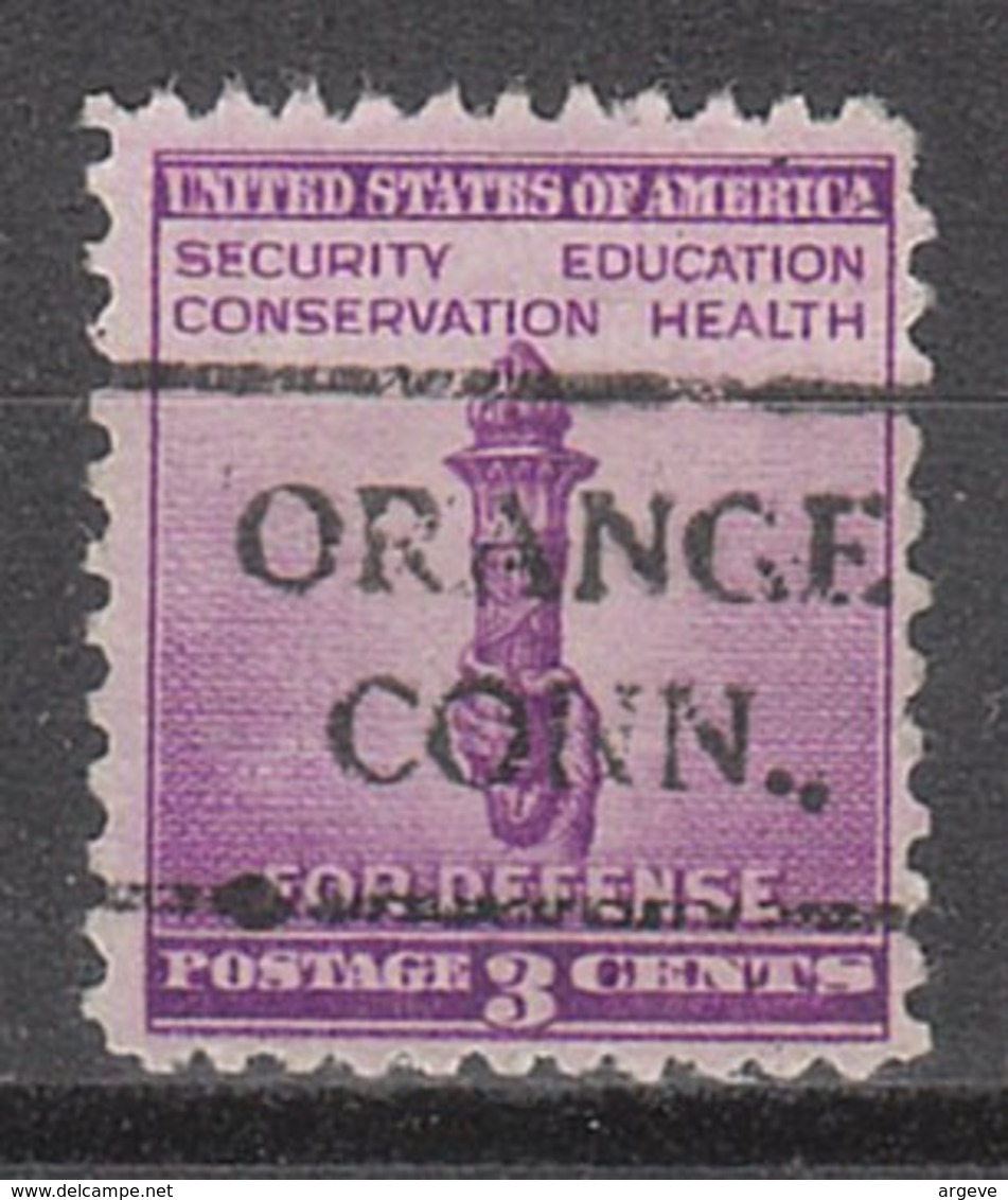 USA Precancel Vorausentwertung Preo, Locals Connecticut, Orange 716 - Préoblitérés