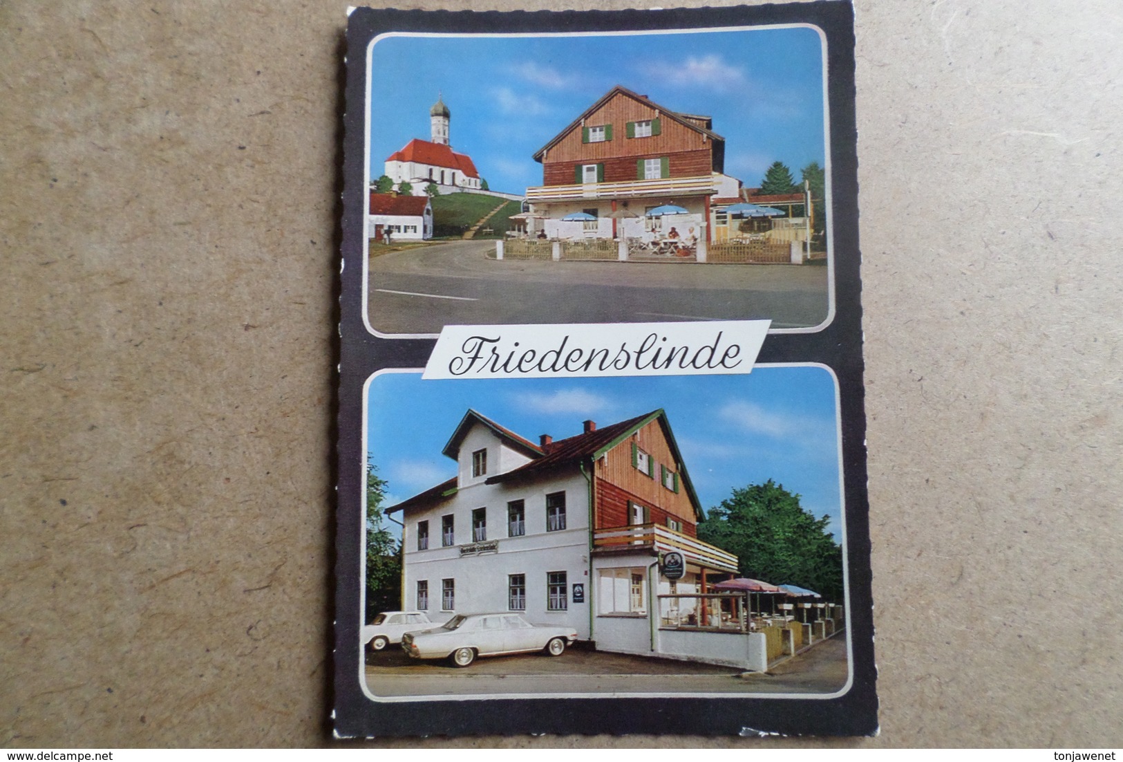 BUCHLOE - LINDENBERG - Gasthaus Friedenslinde - Restaurant, Voiture Cars Autos ( Allemagne ) - Buchloe