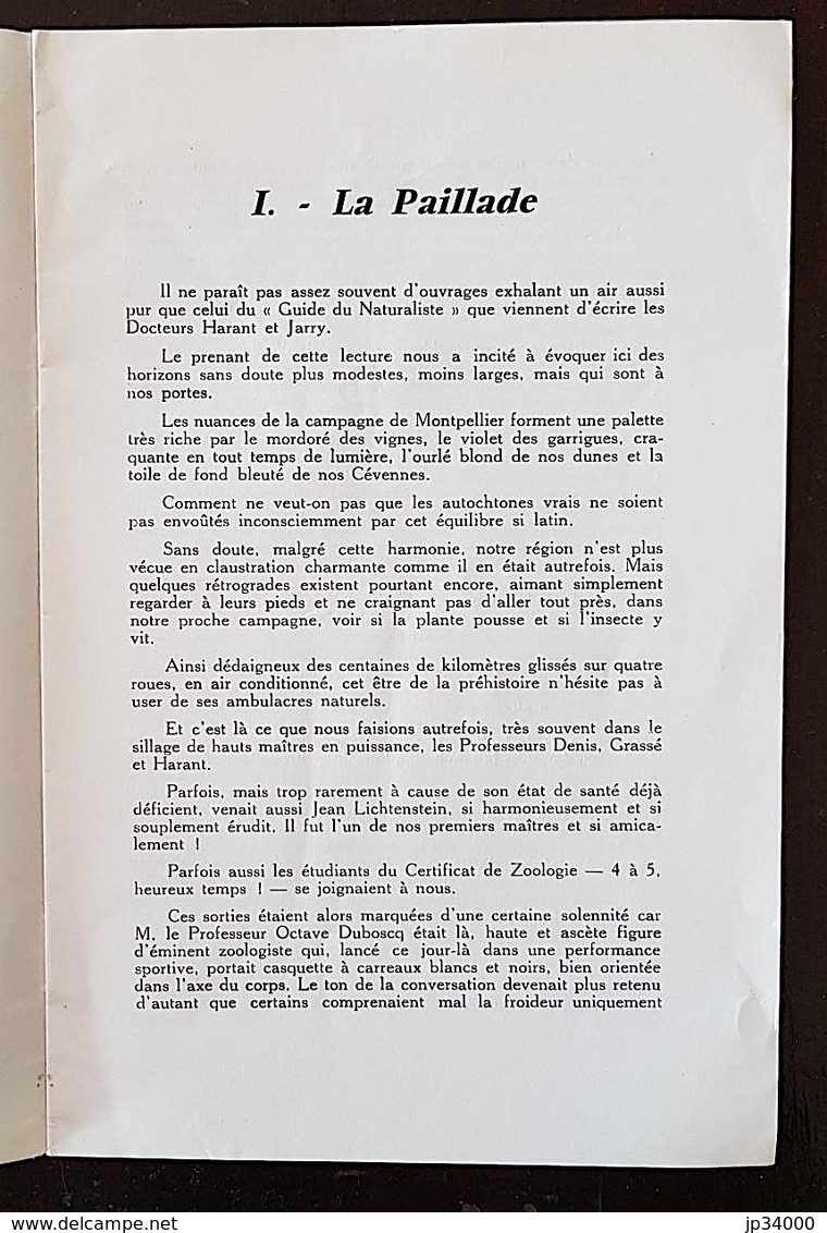 LA PAILLADE : Quelques Coins De Chez Nous. Jean SUIRE En 1963. FRAIS DE PORT INCLUS - Languedoc-Roussillon