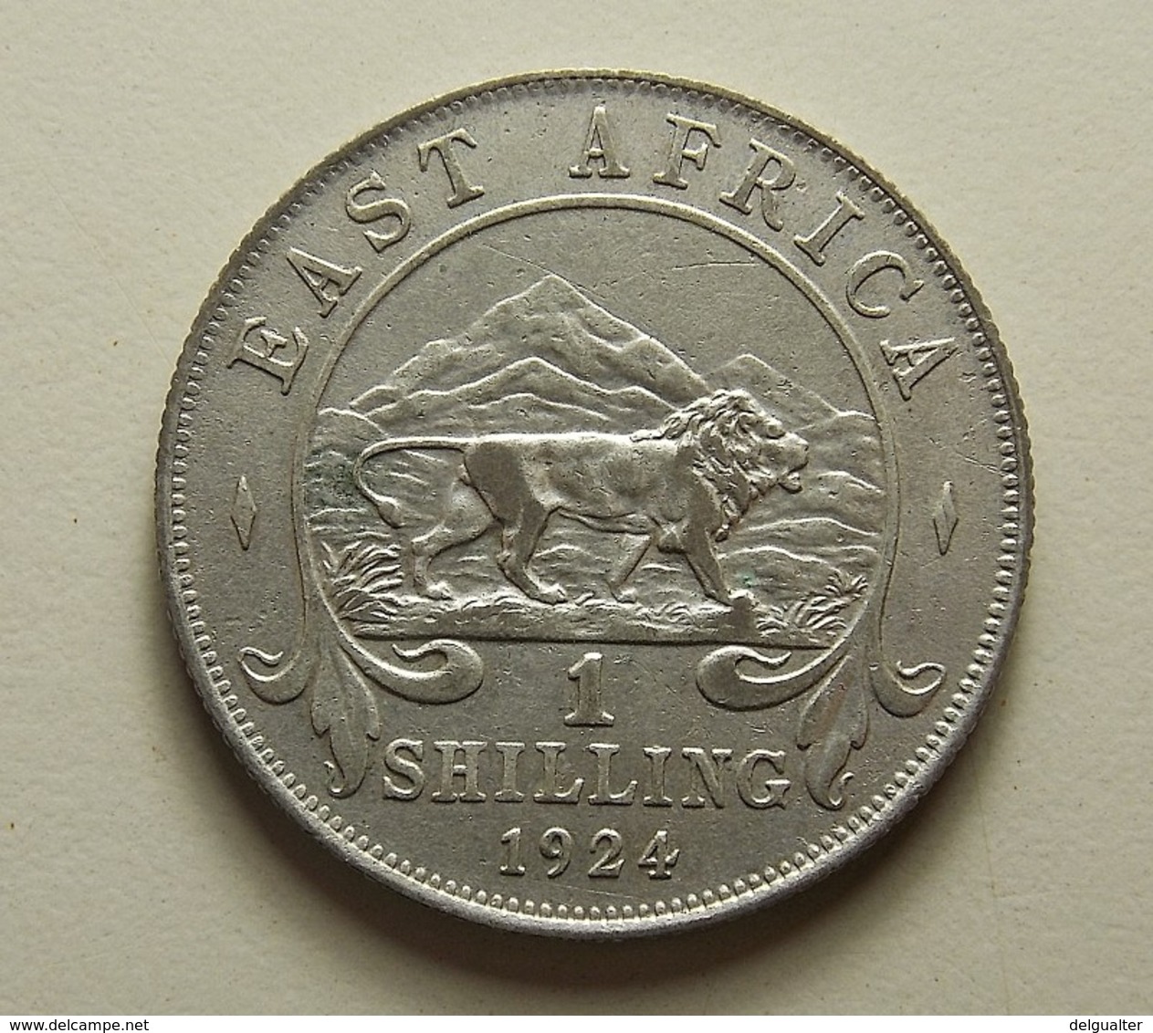 East Africa 1 Shilling 1924 Silver - Colonie Britannique