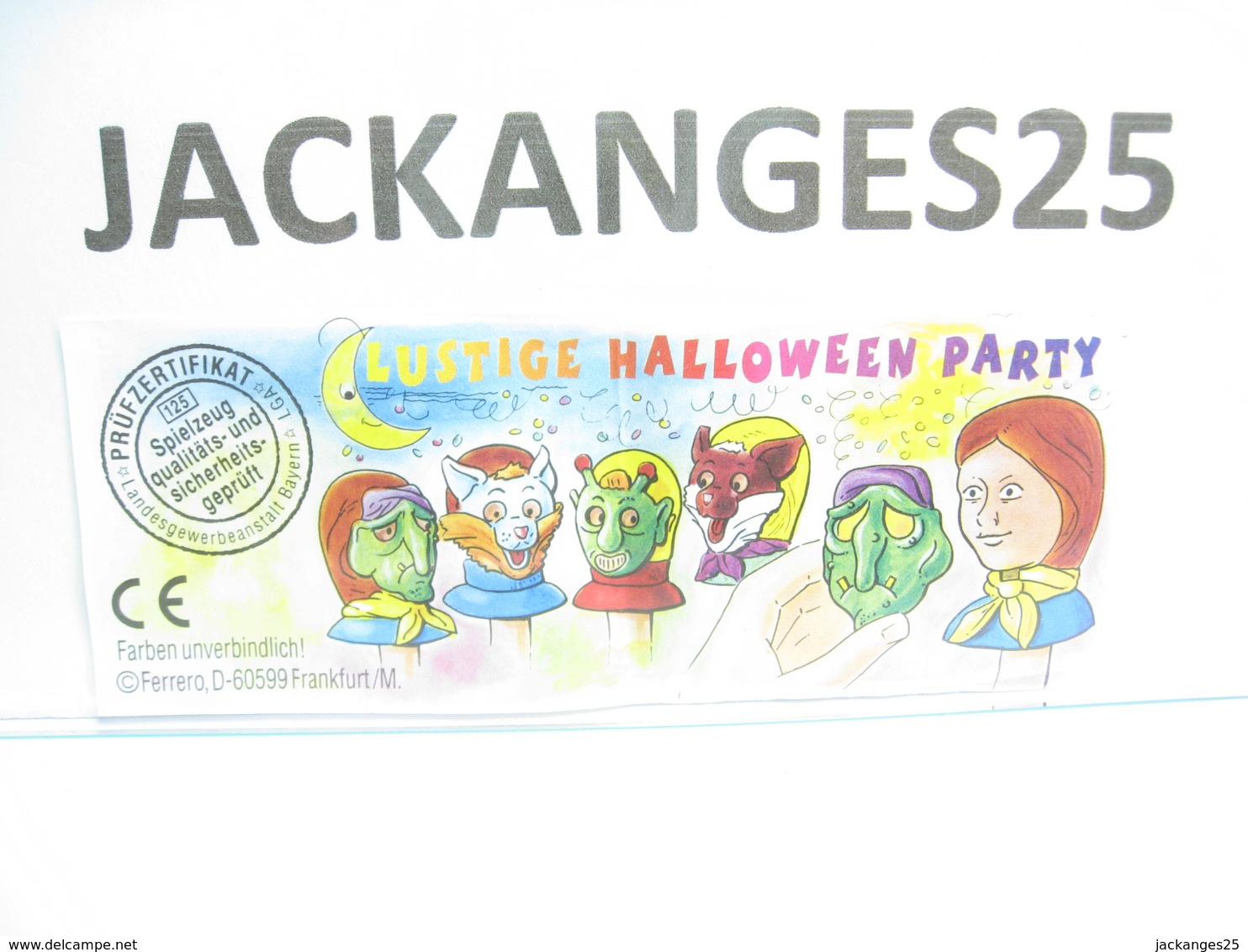 KINDER ALLEMAND 656348 LUSTIGE HALLOWEEN 1999  + BPZ - Montables