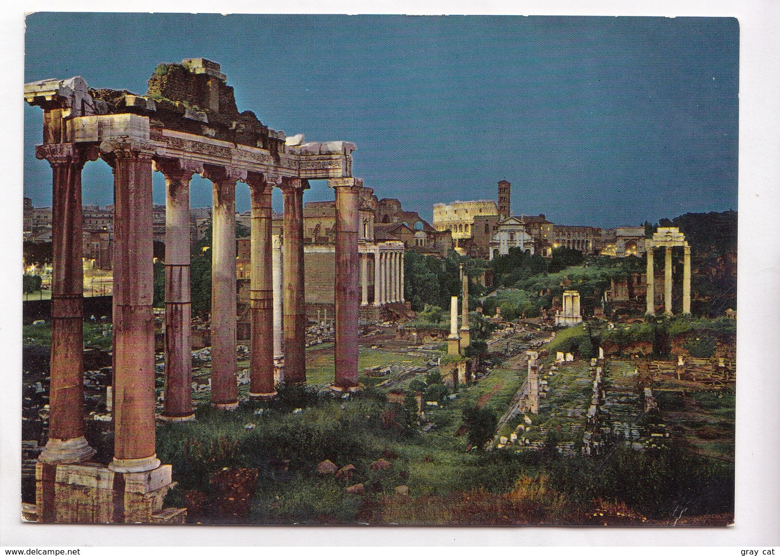 ROMA, Foro Romano, Used Postcard [22938] - Other Monuments & Buildings