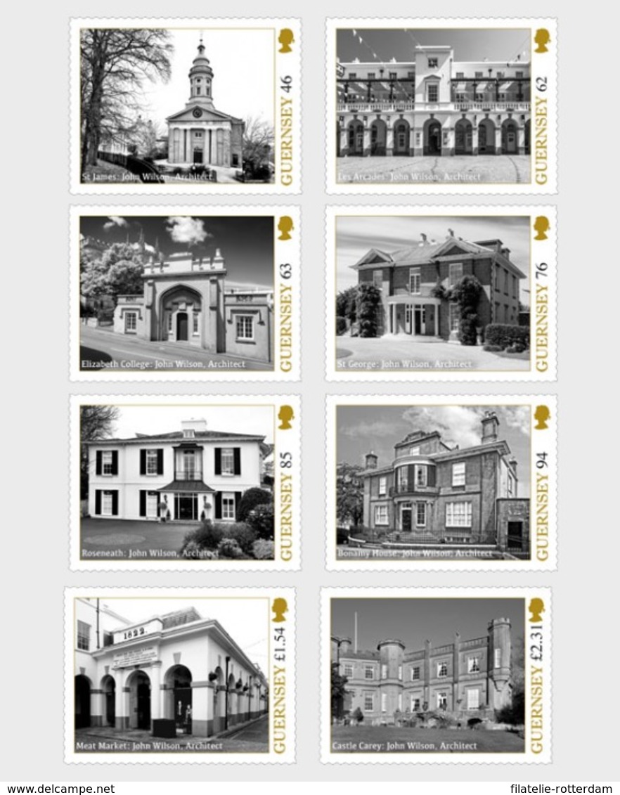 Guernsey - Postfris / MNH - Complete Set Architect John Wilson 2019 - Guernsey