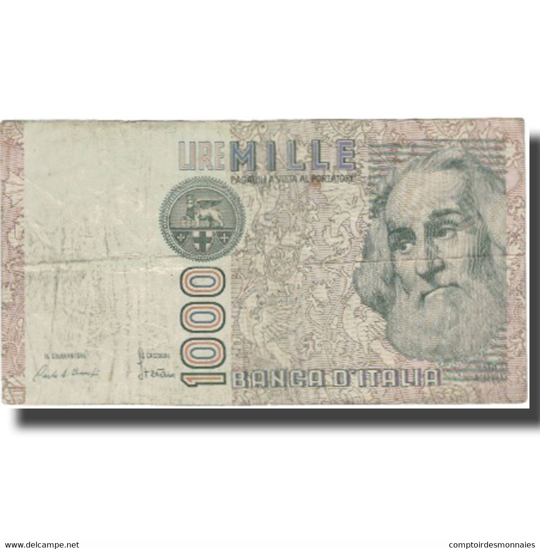 Billet, Italie, 1000 Lire, Undated (1982), KM:109a, TB - 1.000 Lire