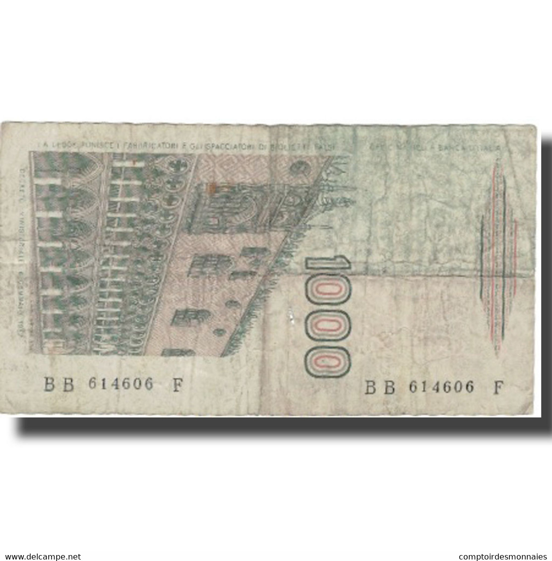 Billet, Italie, 1000 Lire, Undated (1982), KM:109a, TB - 1.000 Lire