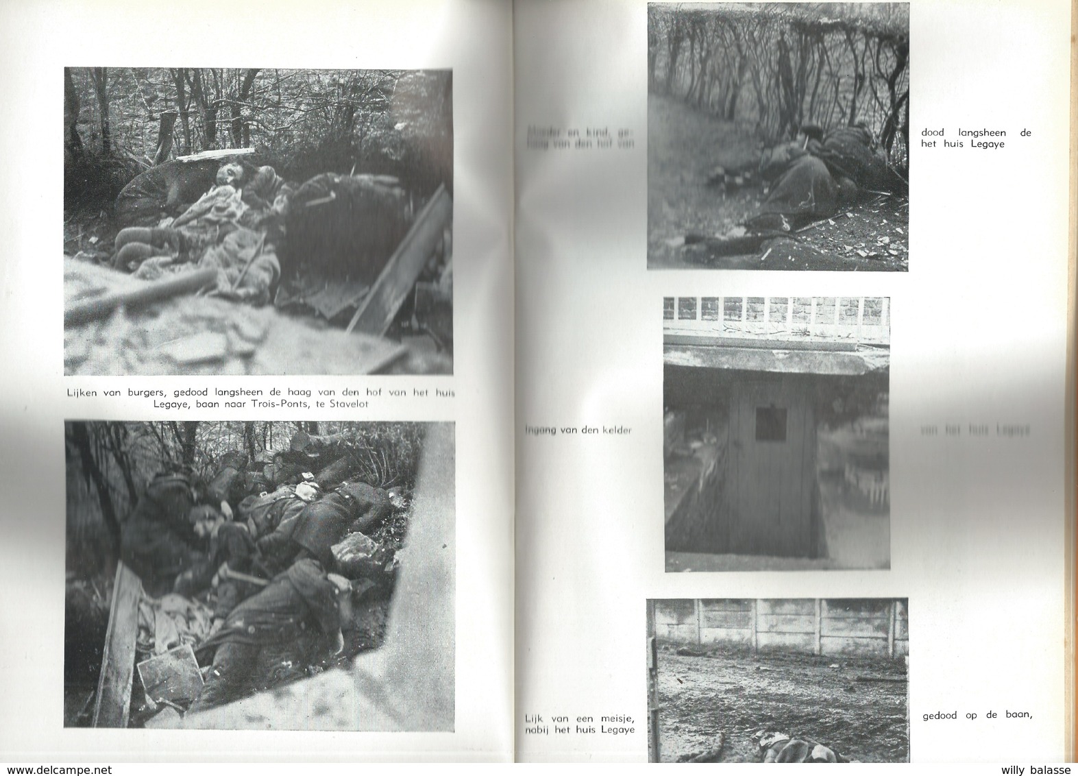 Livret 59 Pages Oorlogsmisdaden December 1944 - Januari 1945 Stavelot Par G Thone - Guerre 1939-45