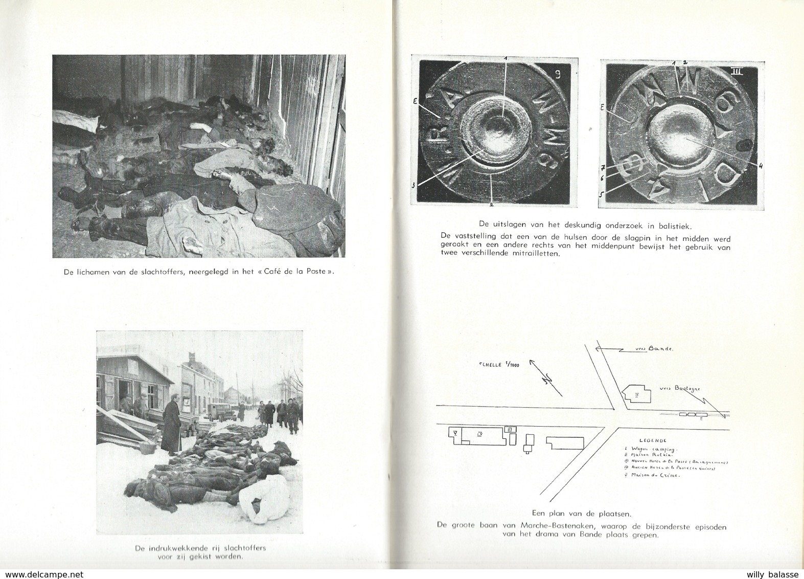 Livret 40 Pages Oorlogsmisdaden December 1944 - Januari 1945 Bande Par G Thone - Guerre 1939-45