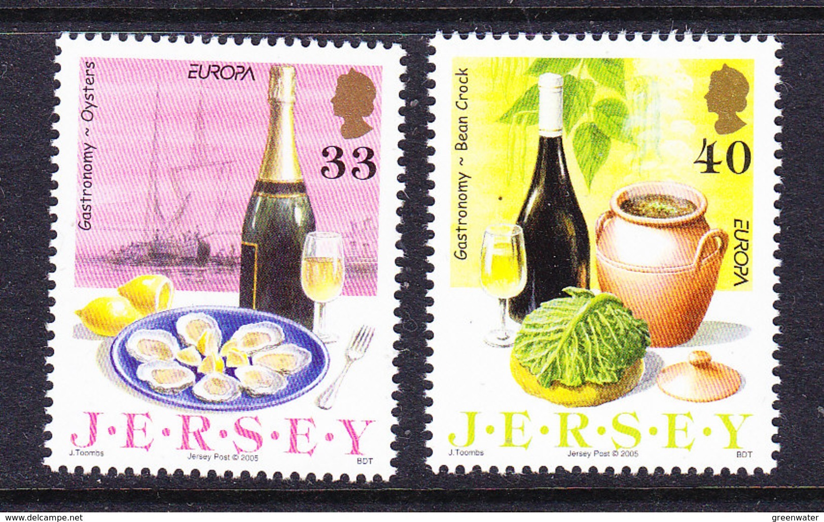 Europa Cept 2005 Jersey 2v  ** Mnh (41888G) - 2005