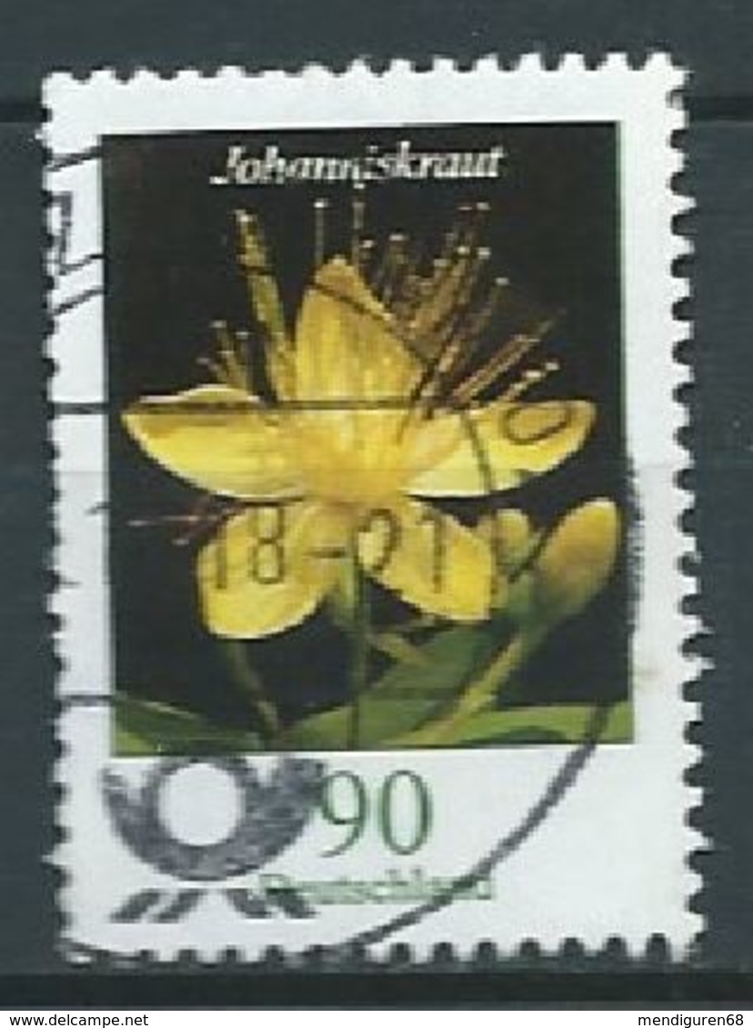 ALLEMAGNE ALEMANIA GERMANY DEUTSCHLAND BUND 2017 DAUERSERIE BLUMEN: JOHANNISKRAUT USED MI 3304 YV 3094 - Gebraucht