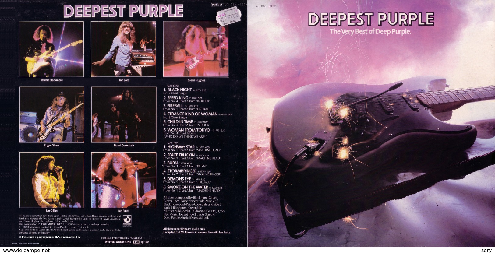 Superlimited Edition CD Deep Purple. DEEPEST PURPLE. - Hard Rock & Metal