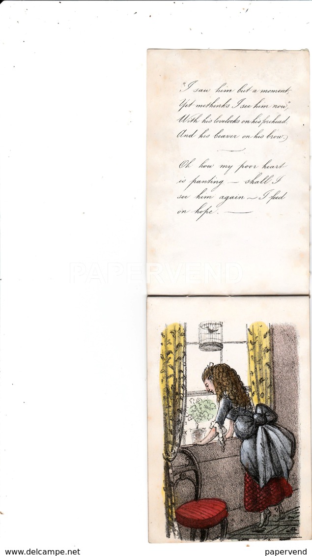 Interesting Diary Of Two Young People Illustrated 1860s Egc255 - Altri & Non Classificati