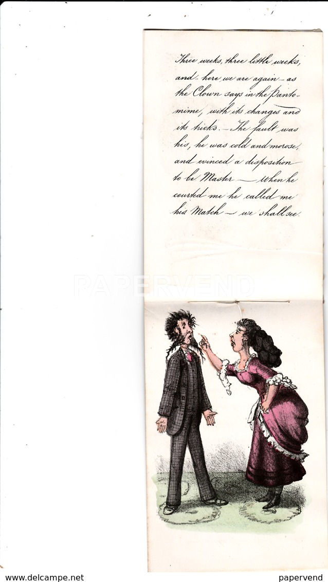 Interesting Diary Of Two Young People Illustrated 1860s Egc255 - Altri & Non Classificati