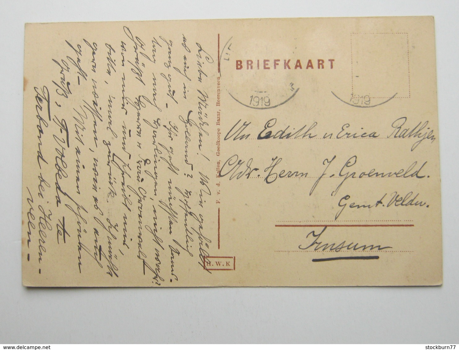 Heerenveen ,   Briefkaart - Heerenveen