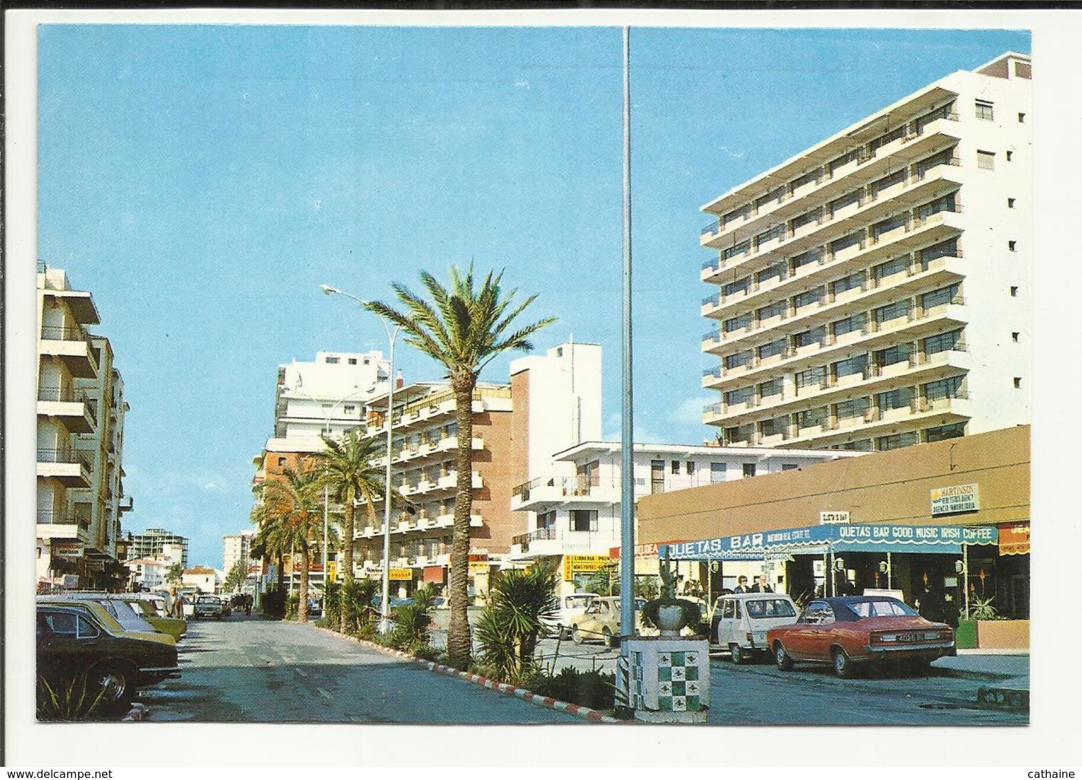 ESPAGNE . FUENGIROLA . AVENUE JACINTO BENAVENTE . JUESTAS BAR - Autres & Non Classés