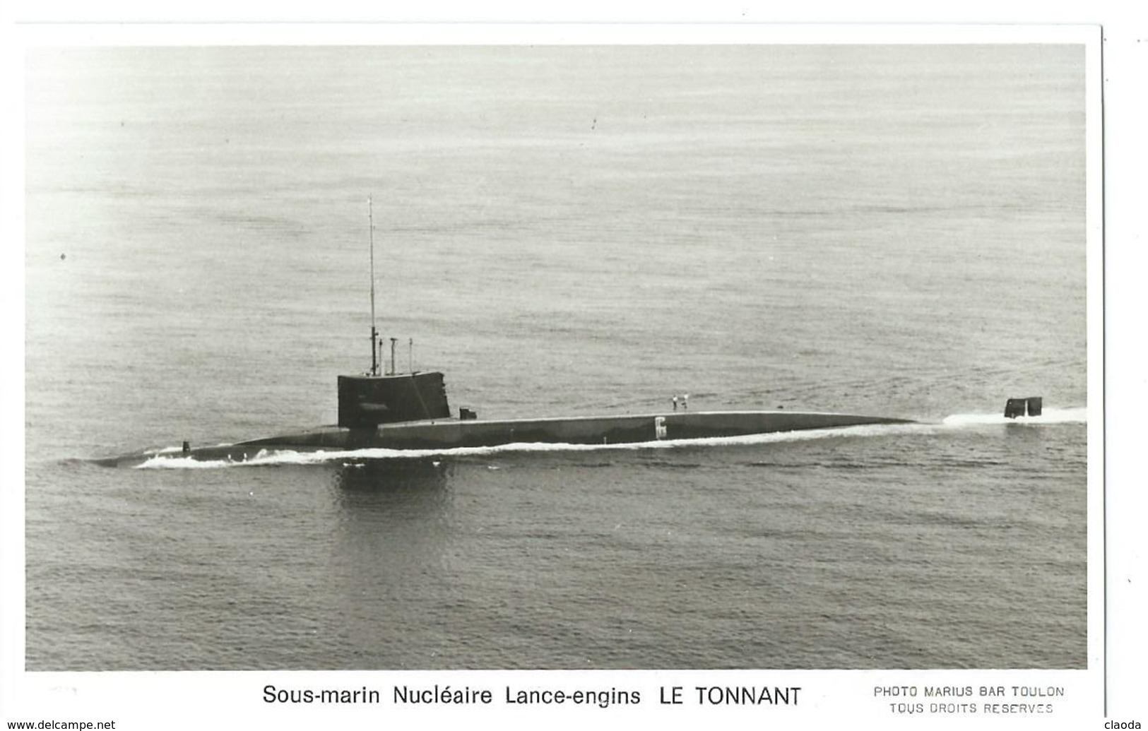 67 CP - MARIUS BAR - SNLE LE TONNANT - Sous-marins