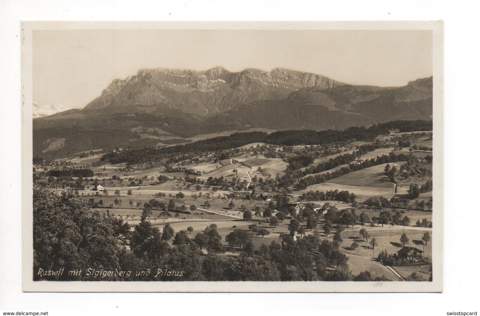 RUSWIL Mit Sigigerberg Und Pilatus - Ruswil