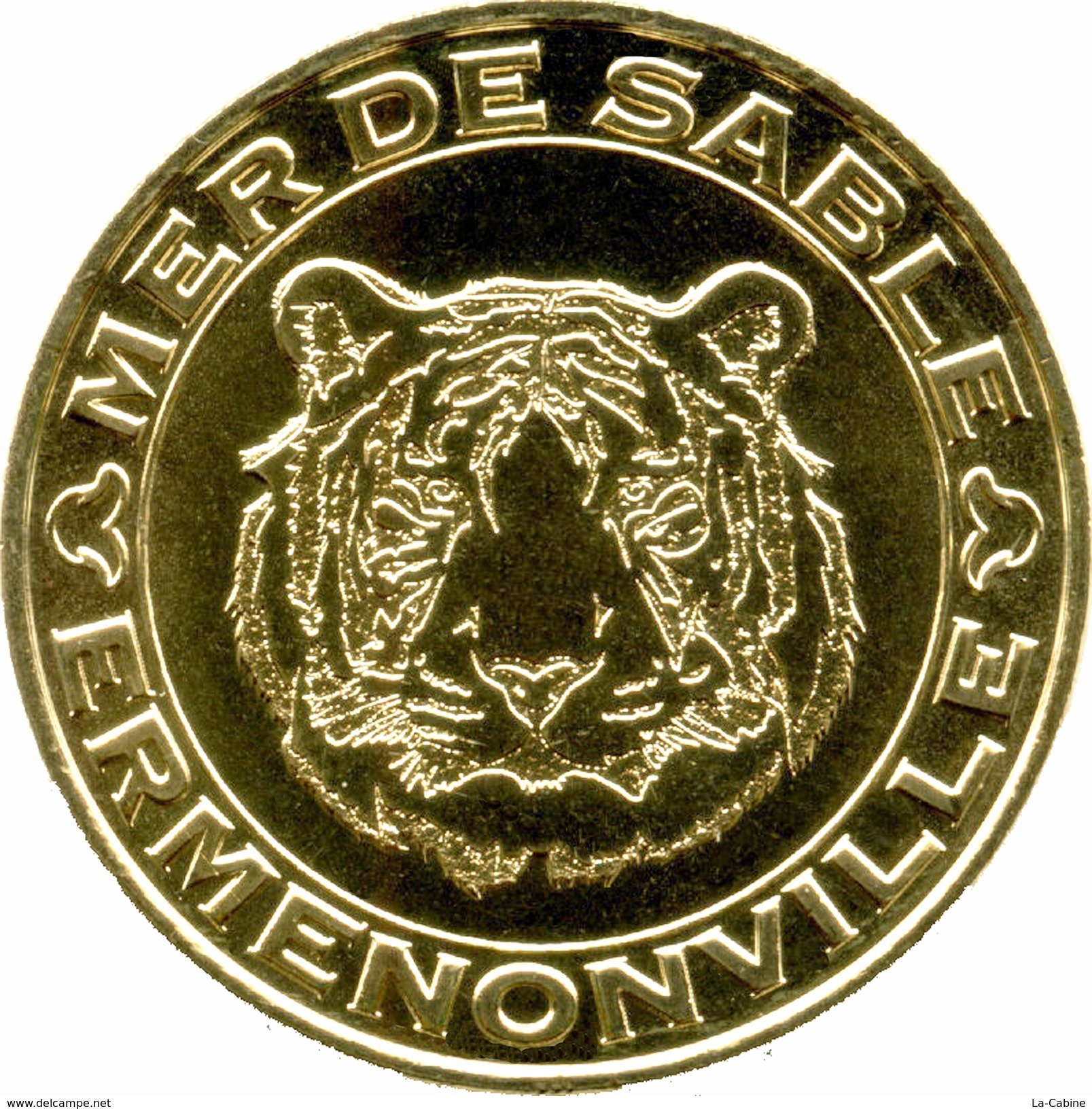 60 ERMENONVILLE LA MER DE SABLE N°5 LE TIGRE MÉDAILLE TOURISTIQUE MONNAIE DE PARIS 2016 JETON TOKENS MEDALS COIN - 2016