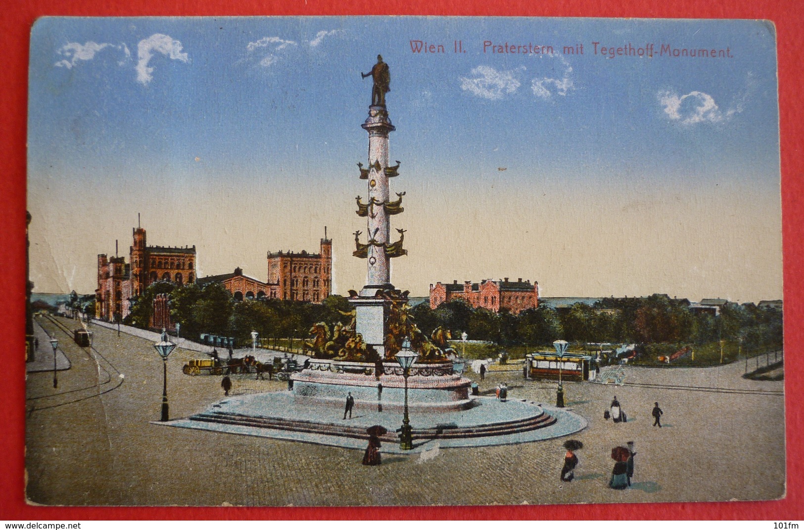 AUSTRIA - WIEN II , PRATERSTERN MIT TEGETHOFF MONUMENT - Prater