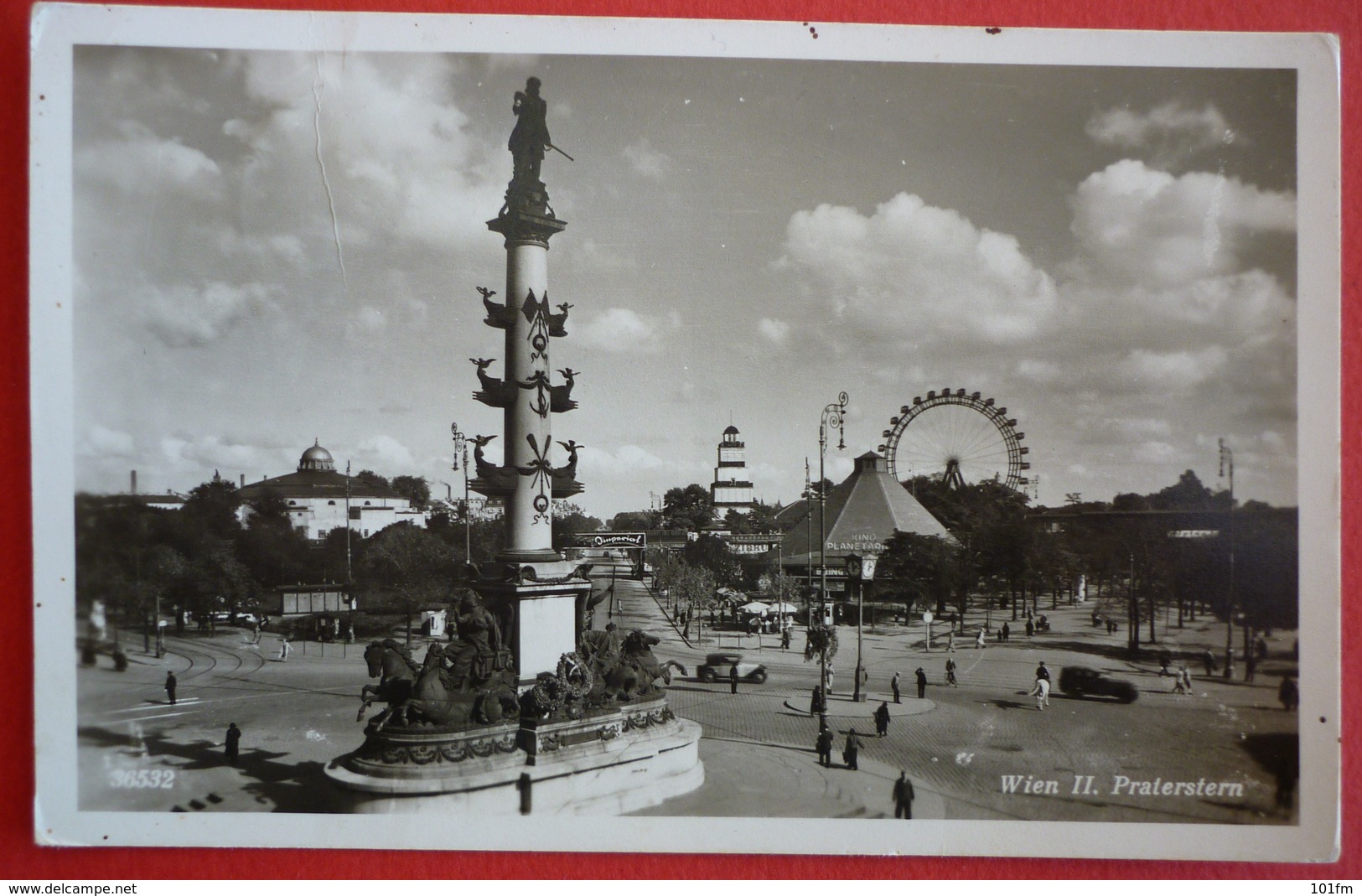 AUSTRIA - WIEN II , PRATERSTERN MIT TEGETHOFF MONUMENT - Prater