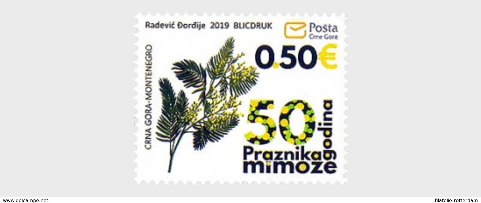 Montenegro - Postfris / MNH - 50 Jaar Mimosa Festival 2019 - Montenegro