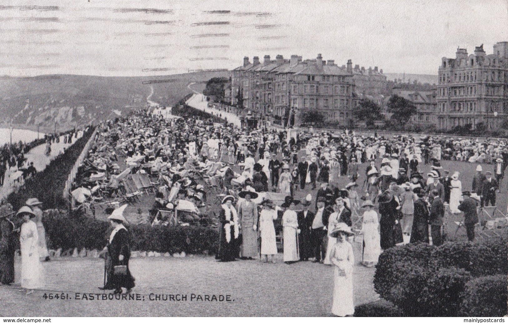 AR11 Eastbourne, Church Parade - Animated 1921 Postcard - Eastbourne