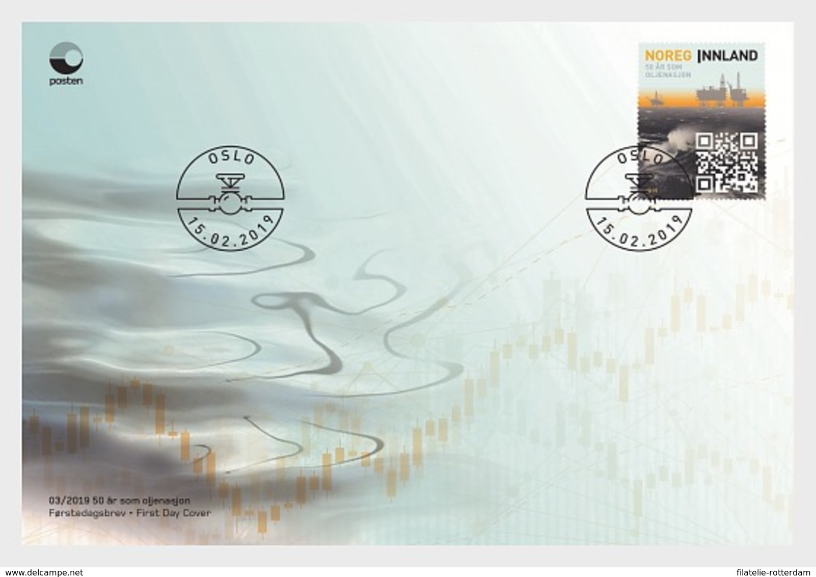Noorwegen / Norway - Postfris / MNH - FDC Olieproductie 2019 - Unused Stamps