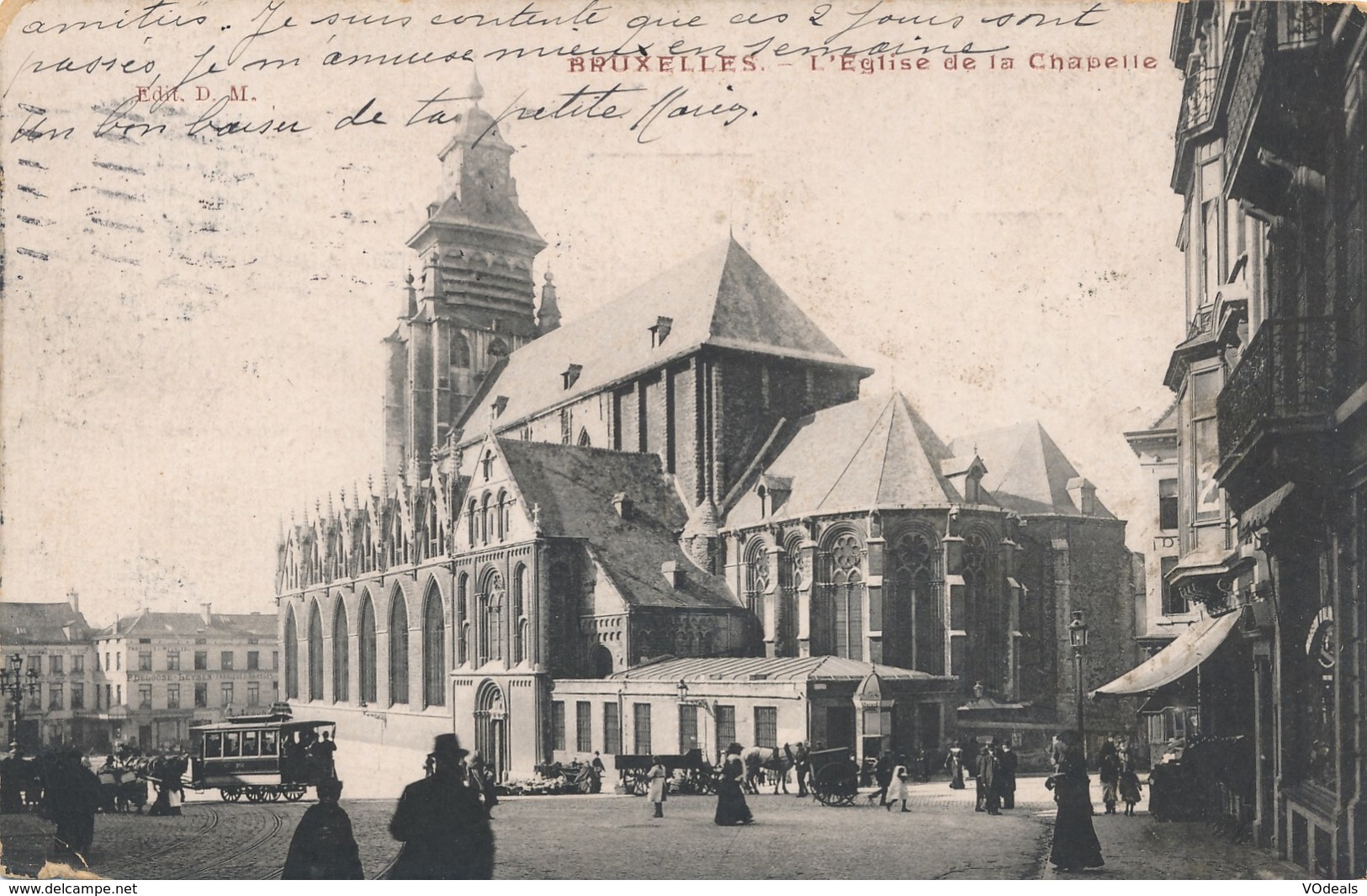 CPA - Belgique - Bruxelles - L'Eglise De La Chapelle - Monumenten, Gebouwen