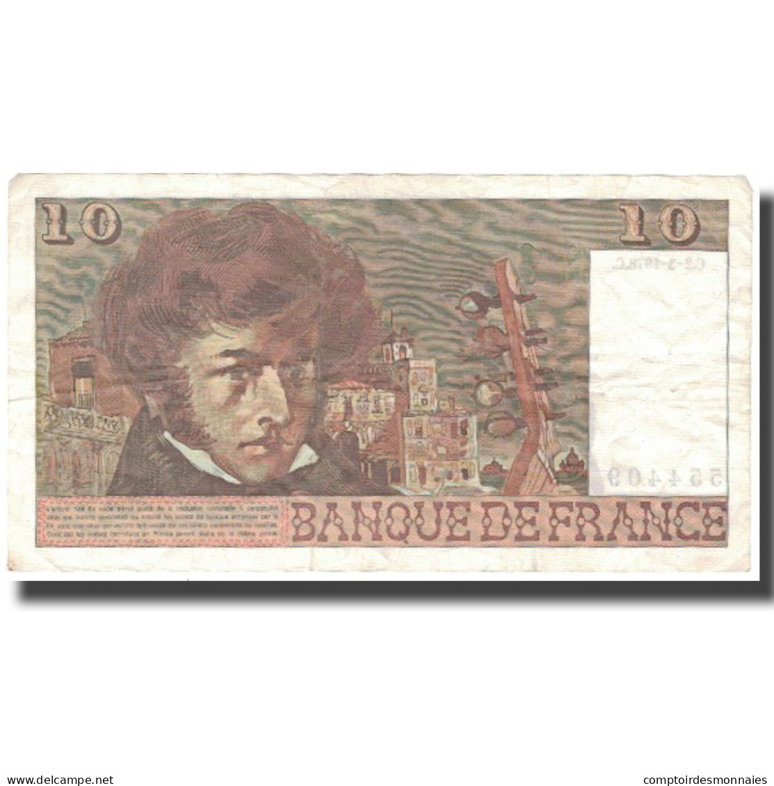 France, 10 Francs, 10 F 1972-1978 ''Berlioz'', 1978, 1978-03-02, TTB - 10 F 1972-1978 ''Berlioz''