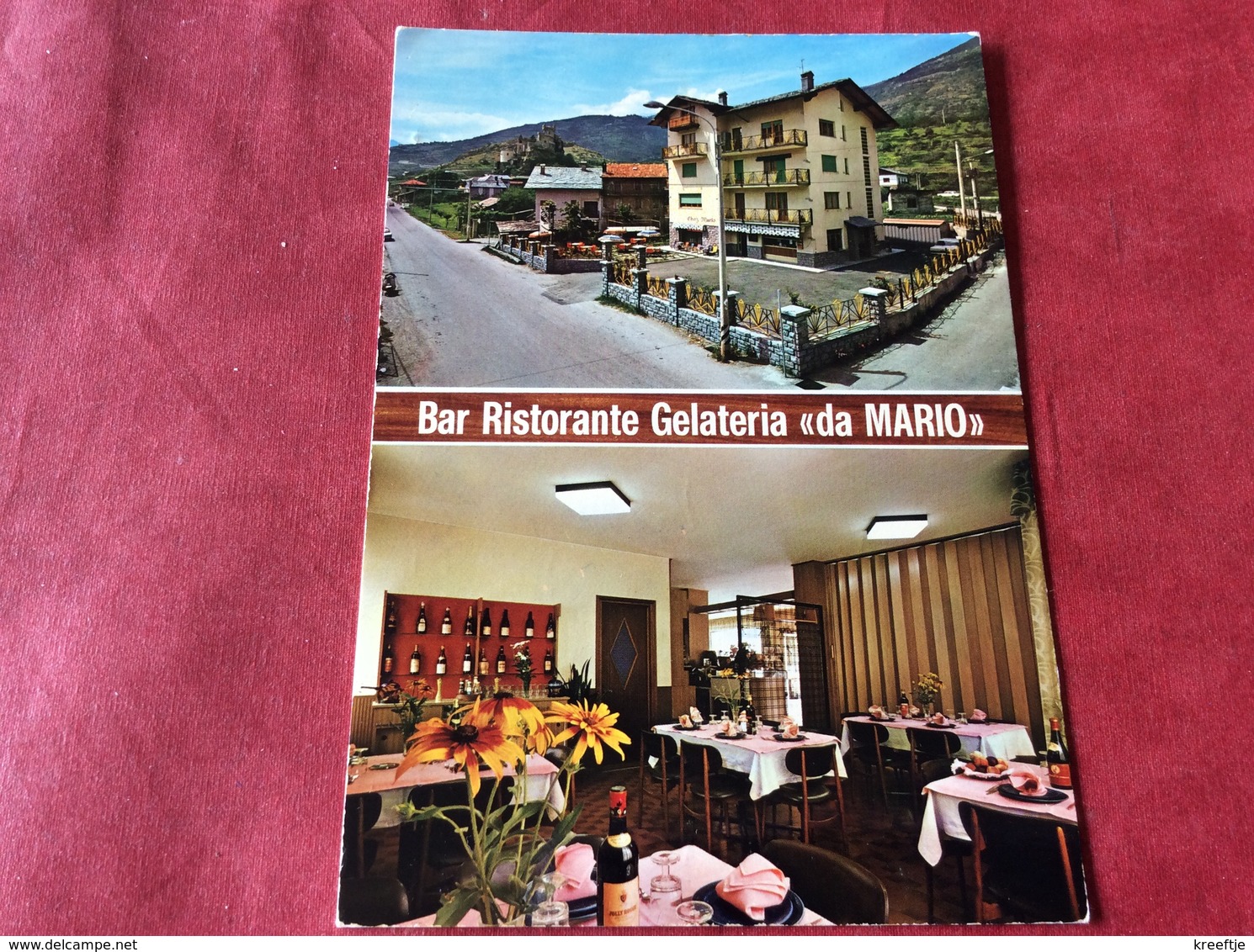 Italia Valle D’Aosta. Saint Pierre. Bar Ristorante Gelateria ‘Da Mario’ - Altri & Non Classificati