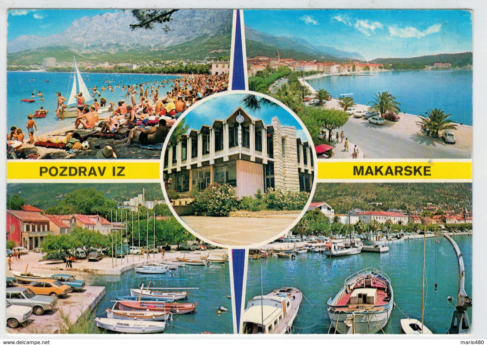 MAKARSKA    POZDRAV  IZ  MAKARSKE          (VIAGGIATA) - Jugoslavia